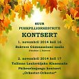 Eesti Puhkpillimuusika hingu Aastakontserdi videosalvestus 9. oktoobril 2021.