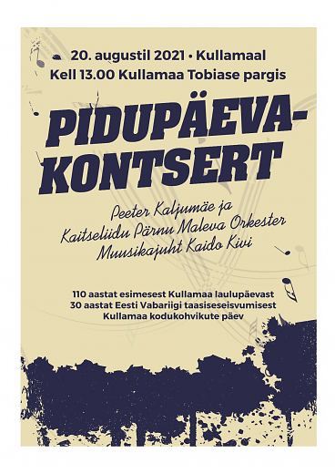 Kaitseliidu Pärnu Maleva Orkester Saxoni kontsert Kullamaal.