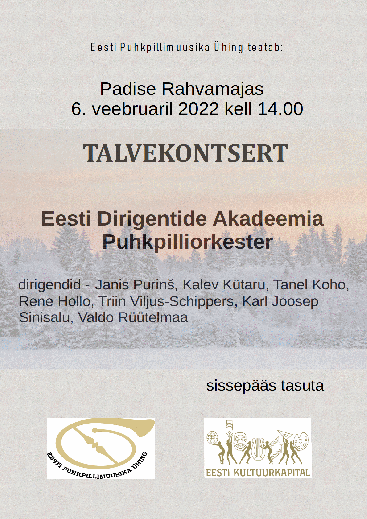 Eesti Dirigentide Akadeemia Puhkpilliorkestri Talvekontsert