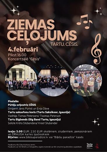 Big Band Tartu ja Tartu Saksikoori kontsert Cesises