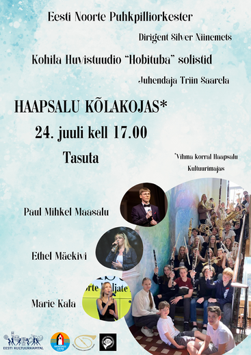 Eesti Noorte Puhkpilliorkestri kontsert Haapsalus