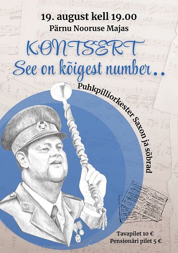 Puhkpilliorkester Saxoni kontsert Prnus