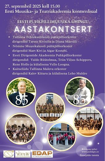 Eesti Puhkpillimuusika hingu 2025 Aastakontsert 