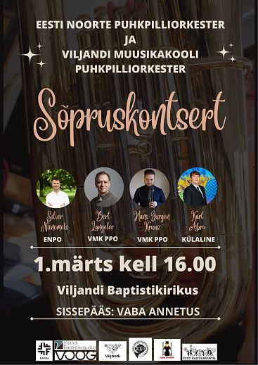 Puhkpillimuusika kontsert Viljandis